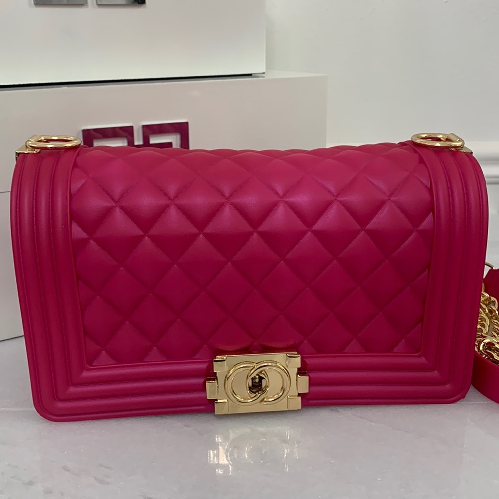 Bubblegum Pink Jelly Handbag